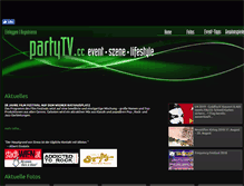 Tablet Screenshot of partytv.cc